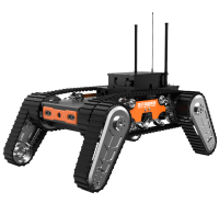 地震搜索機(jī)器人（前后雙擺臂） （第3代，語(yǔ)音控制+熱成像+氣體探測(cè)+自主導(dǎo)航）