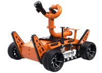 全地形消防滅火機器人【輪式履帶擺臂】 (第1代，升降云臺及氣體二合一探測裝置+語音控制